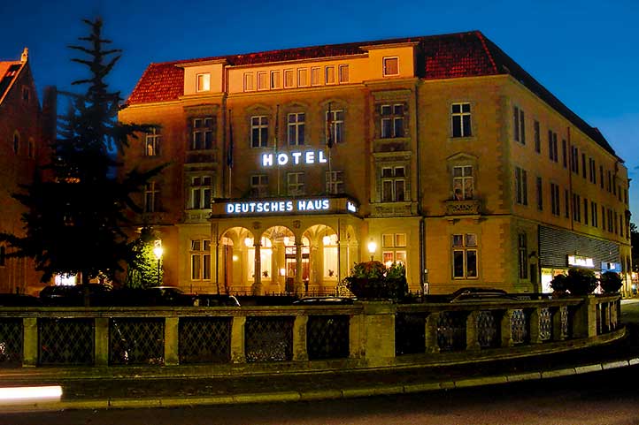 The Hotel Deutsches Haus in Braunschweig